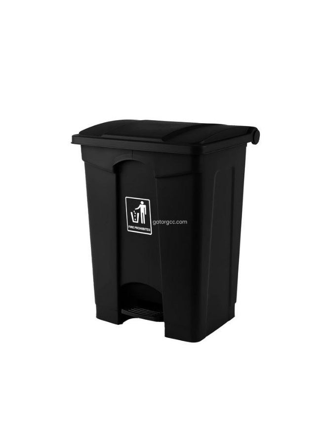 Gator Plastic Garbage Bin with Pedal Opening 30L Black